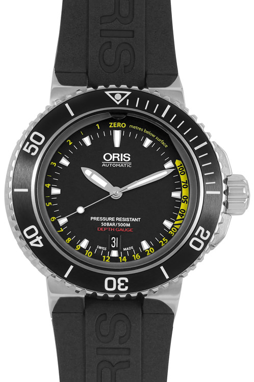 Buy Pre Owned Oris Aquis 01 733 7675 4154 SET MB